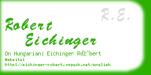 robert eichinger business card